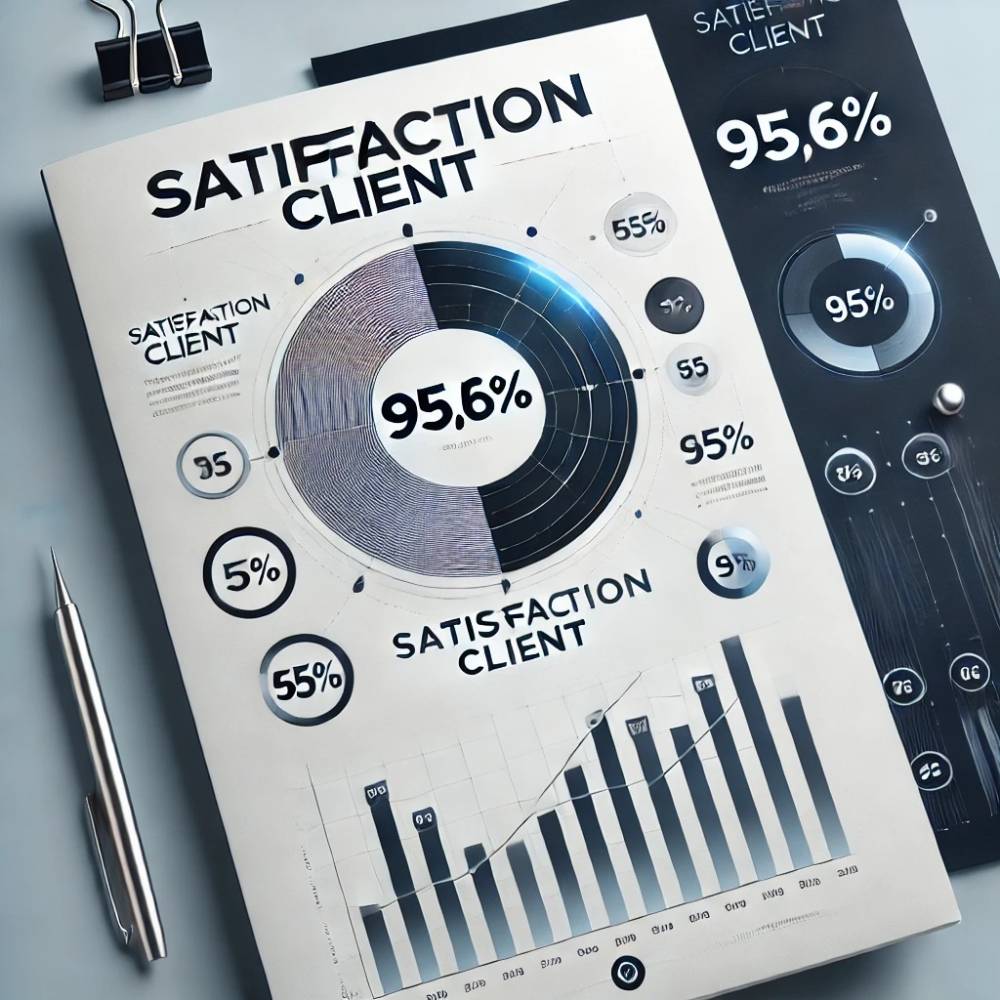 Image 95.6% de clients satisfaits en 2024 !